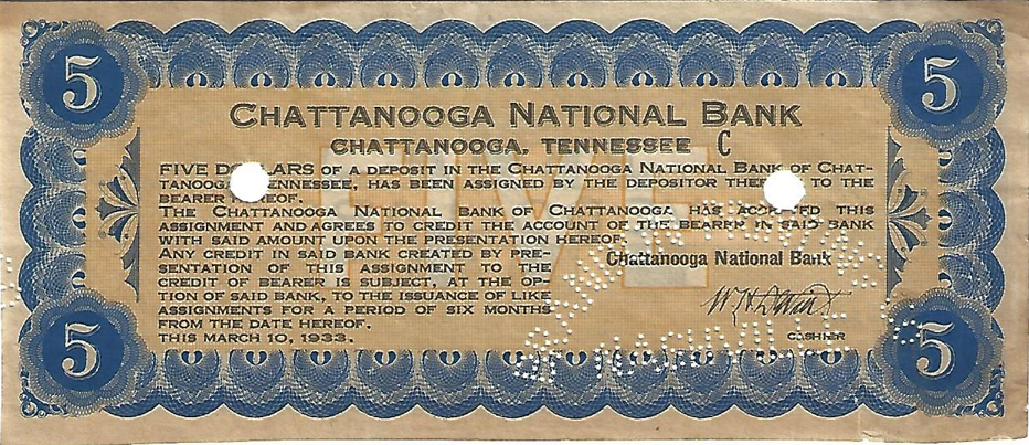 Chatt NB $5 script